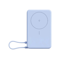 Xiaomi PowerBank Magnétique 10 000 mAh avec Support Intégré (Bleu) 