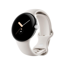 Pixel Watch 41mm Argent avec Bracelet Sport Beige (Wifi)