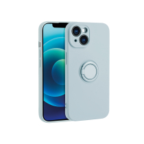 Coque Finger Grip iPhone 13 Pro Max (Bleu Clair)