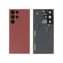 Vitre Arrière Rouge Galaxy S22 Ultra (S908)