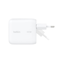 BELKIN Chargeur Secteur GaN USB-C 100W (Blanc)